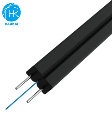 Stahldraht LSZH FTTH Dropkabel Innenraum Drop Glasfaserkabel GJXH G657a1