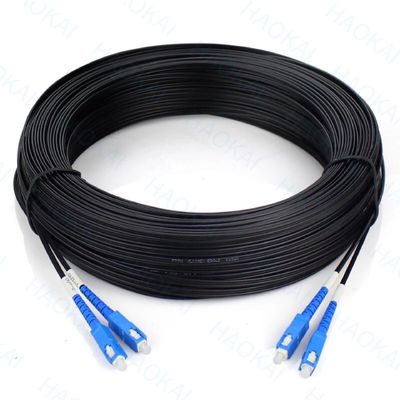 FTTH Drop Fiber Patch Cord SC APC FC ST LC Stahldraht
