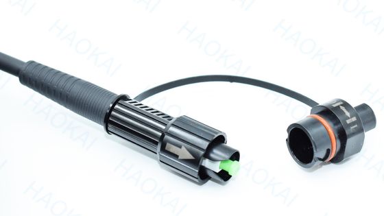 SC APC FTTA Glasfaserkabel 5,0 mm G657A2 LSZH 5M Schwarzes Patchkabel