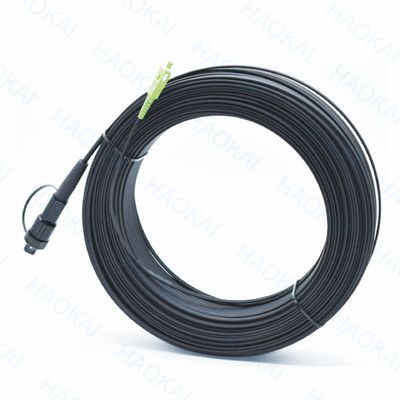 SC APC FTTA Glasfaserkabel 5,0 mm G657A2 LSZH 5M Schwarzes Patchkabel