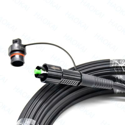 IP68 Außen-Drop-Kabel FTTX-Lösung Glasfaser-Patch-Schnur Wasserdichtes Steckverbinder