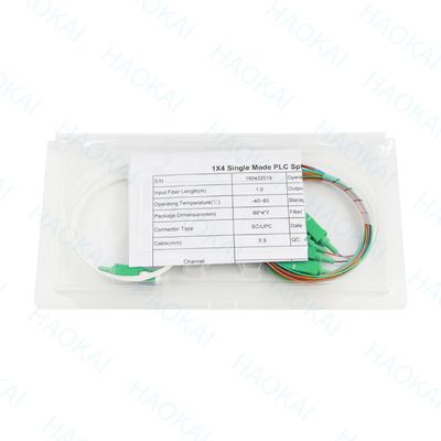 FTTH Mini Stahlrohr Glasfaser Splitter 1x16 PLC Splitter mit SC UPC-Anschluss