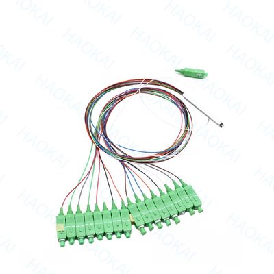 LC APC 1x16 Anschlussfaser PLC Splitter Mini Stahlrohr Faseroptik Splitter