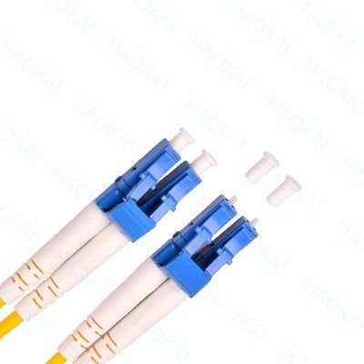 Duplex Lc Lc Patch Cord Single Mode Faseroptik Patch Cord Hochdichte Architekturen