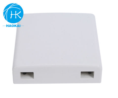 2 Port Indoor FTTH Frontplattenbox Desktop SC LC UPC 86 Typ Mini-Fiber-Optic Rosette Box