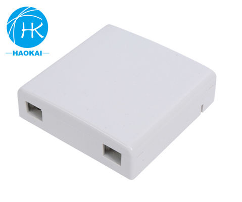 2 Port Indoor FTTH Frontplattenbox Desktop SC LC UPC 86 Typ Mini-Fiber-Optic Rosette Box