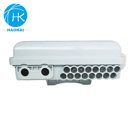 Wasserdichtes Glasfaserverbindungsfach für den Außenbereich Kunststoff 16-Kern-FTTH-Box