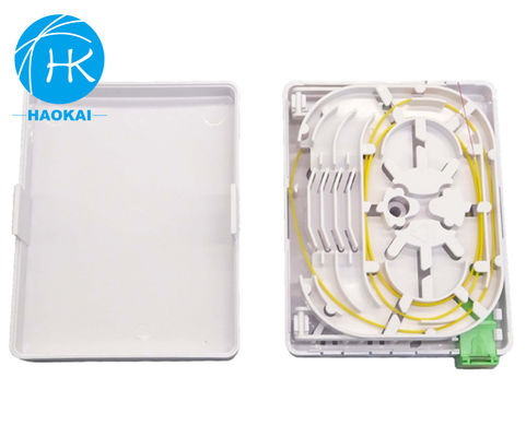 Wandmontierte Glasfaser-Rosette-Box 1port 2port Mini-Gesichtsplatte optische FTTH-Box
