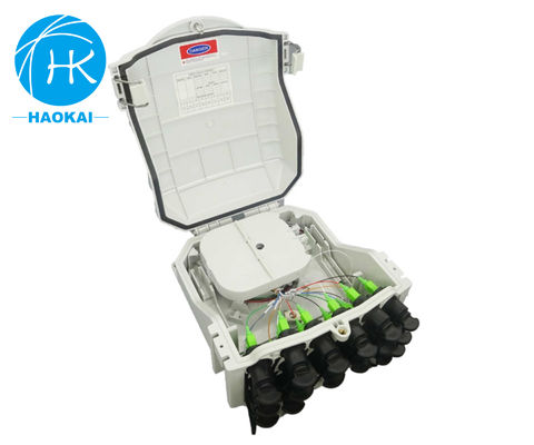 Wasserdichte Glasfaserverbindungsbox für den Außenbereich 16Cores 16ports FTTH-Verteilerbox