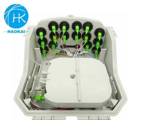 Wasserdichte Glasfaserverbindungsbox für den Außenbereich 16Cores 16ports FTTH-Verteilerbox