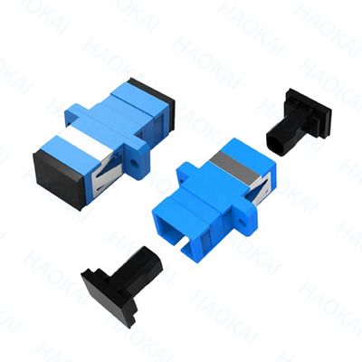 125um Faser Schnellanschluss PVC SC UPC Adapter Niedriger Einsetzverlust