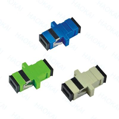 125um Faser Schnellanschluss PVC SC UPC Adapter Niedriger Einsetzverlust