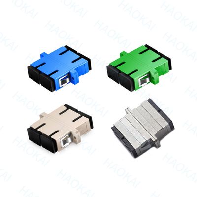 PVC Duplex SC APC UPC Adapter 1260nm - 1650nm Wellenlänge für die Telekommunikation