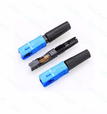 SC UPC Faseroptischer Schnellanschluss 0,9 mm 2,0 mm Einzelmodus SC Faseranschluss