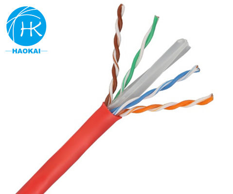 Solid Bare Copper Indoor LAN Kabel UTP CAT6 angepasst 4 Paar 23awg 0,57mm 250MHz