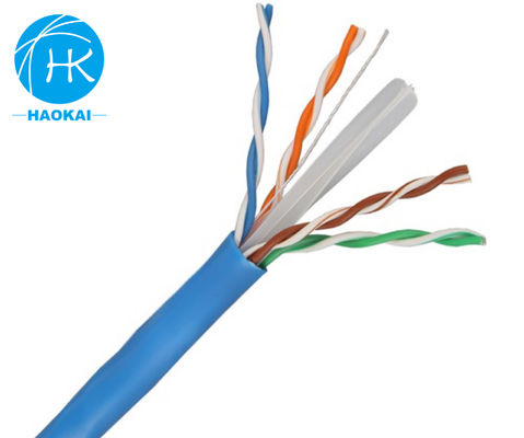 Solid Bare Copper Indoor LAN Kabel UTP CAT6 angepasst 4 Paar 23awg 0,57mm 250MHz