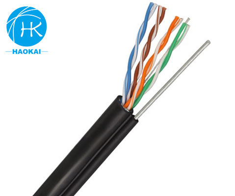 Outdoor-UTP-CAT5E-Kabel aus reinem Kupfer LAN-Kabel mit Strom und Messenger