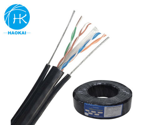 Outdoor-UTP-CAT5E-Kabel aus reinem Kupfer LAN-Kabel mit Strom und Messenger