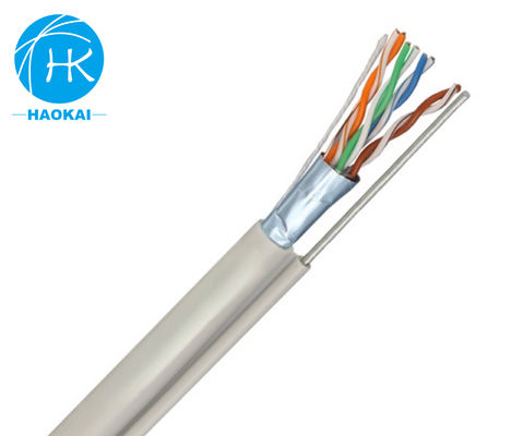 UTP CAT5E Außen-LAN-Kabel Feststoff-HDPE-Dämmung mit Messenger