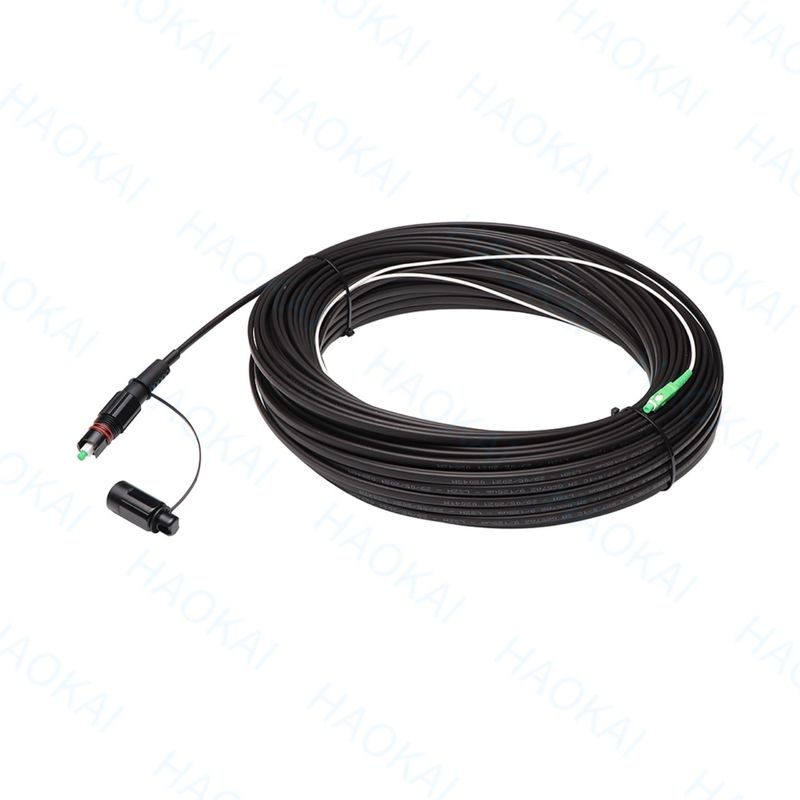 IP68 FTTX Lösungspatch Cord FTTA Außenfaserkabel Wasserdicht SC APC LC-Anschluss