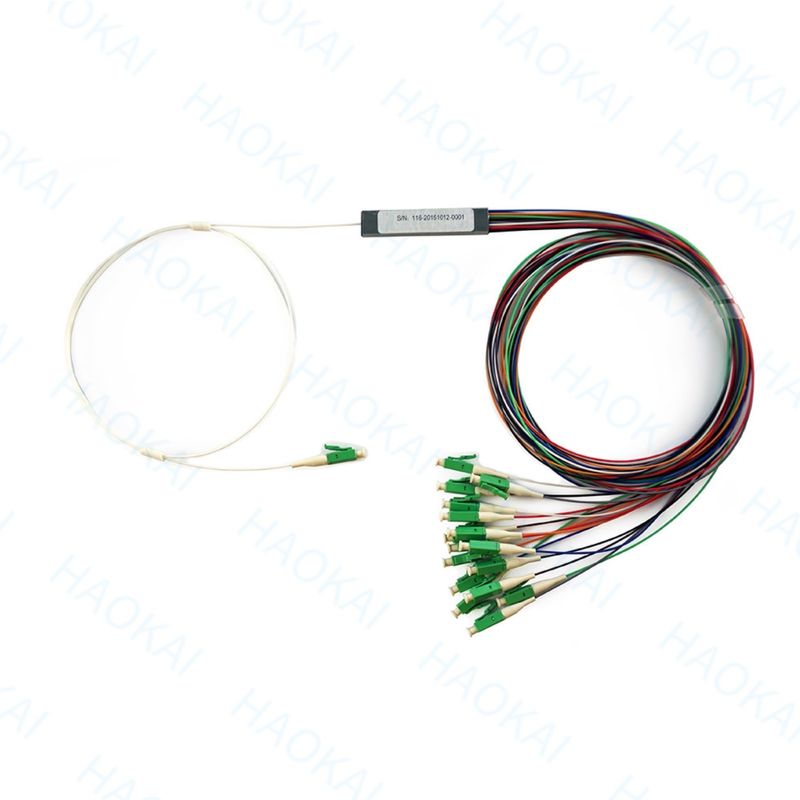 LC APC 1x16 Anschlussfaser PLC Splitter Mini Stahlrohr Faseroptik Splitter