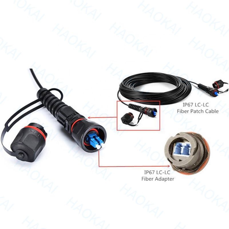 Mini IP SC APC OptiTap LC UPC FTTH Drop Kabelmontage Wasserdichte Verbindung