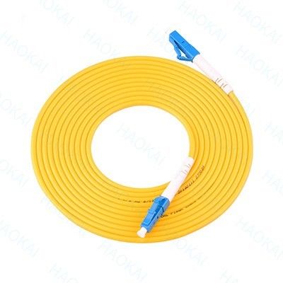 Duplex Lc Lc Patch Cord Single Mode Faseroptik Patch Cord Hochdichte Architekturen