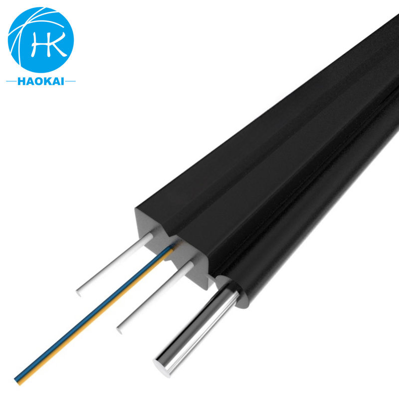 2Kern-FRP FTTH-Aerial Drop-Kabel Außen-Self-Support-Faseroptik-Drop-Kabel