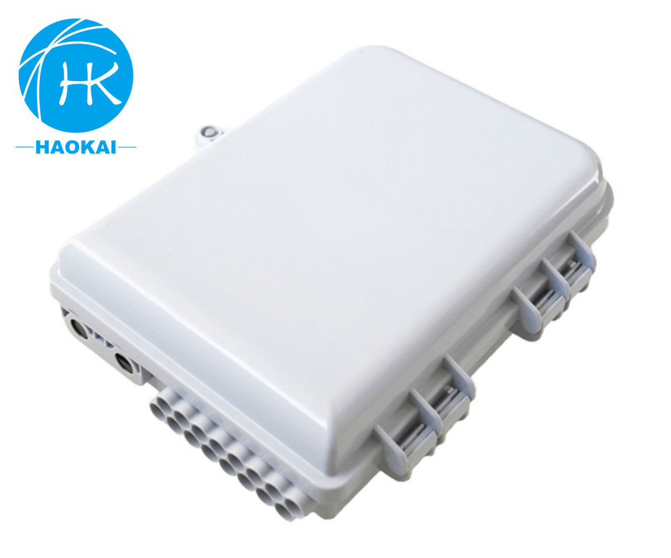 Wasserdichtes Glasfaserverbindungsfach für den Außenbereich Kunststoff 16-Kern-FTTH-Box