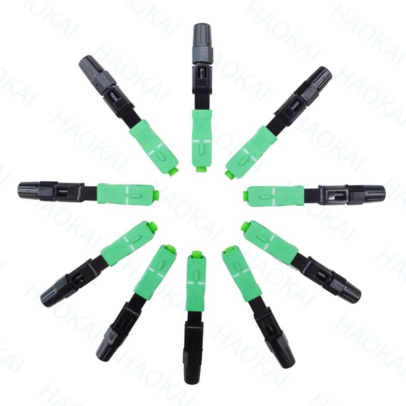 Faseroptisches Dropkabel Schnellanschluss Einzelmodus FTTH SC UPC Schnellanschluss
